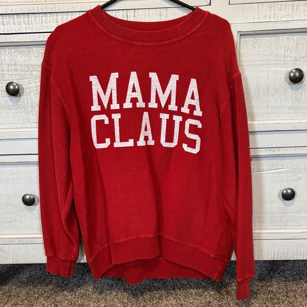 Pink Lily graphic sweatshirt- Christmas